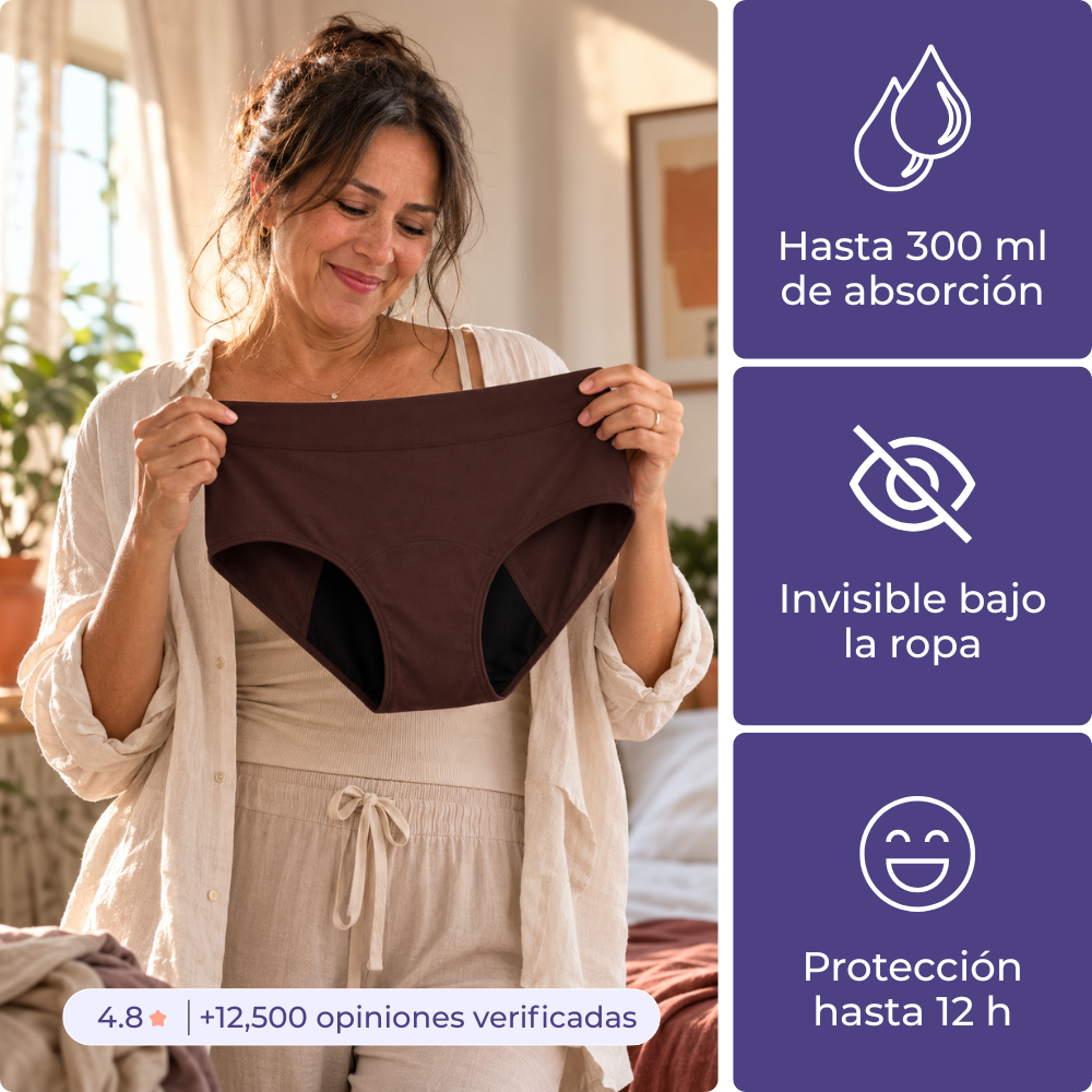 Bragas ultraabsorbente y lavable SerenaTech™