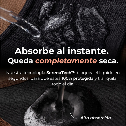 Bragas ultraabsorbente y lavable SerenaTech™